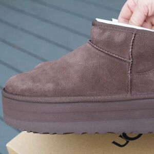 UGG CLASSIC ULTRA MINI PLATFORM/Size 10/Burnt Cedar/1135092 - BCDR